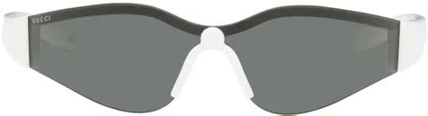 gucci white mask sunglasses